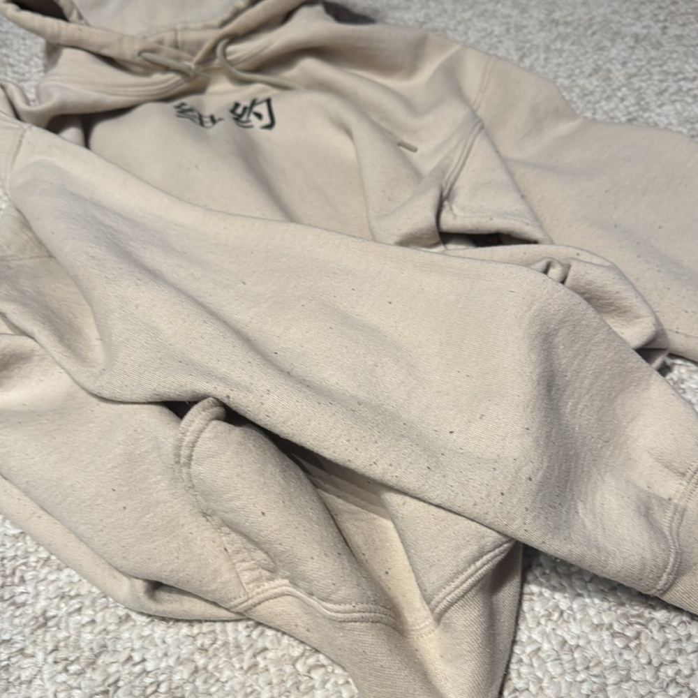 Artist union Men's Tan Hoodie size medium EUC - Picture 6 of 10